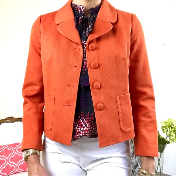 Banana Republic Orange Jacket - Picture 2 of 7